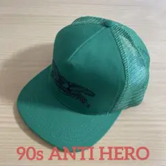 [美品]90s ANTI HERO メッシュキャップ cap green USAのサムネイル