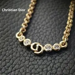 美品　Christian Dior ディオール CDロゴネックレス