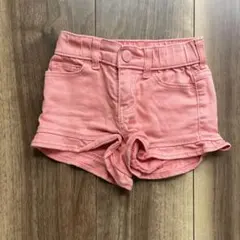 GAP GAPBABY 12-18ヶ月 ピンクショートパンツ　フリル　デニム