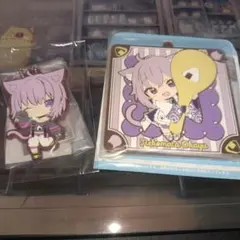 ホロライブ　猫又おかゆ　ラバーストラップ　ラバーコースター