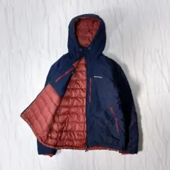 モンベル コロラドパーカ リバーシブルダウンジャケット 紺×赤 Men’s S