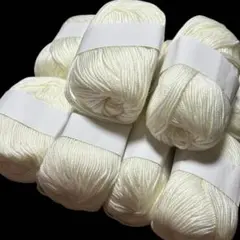 5月イチオシSALE♪ホワイト　シルク混毛糸♪10玉セット
