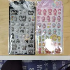 モンチッチぷくぷくシール4枚セット