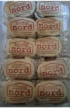 【リッチモア】nord 毛糸 ベージュ系 変化糸