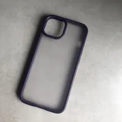 iPhone 14/13 ケース スマホカバーマット 6.1インチ パープル