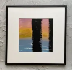 原画/抽象画/モダンアート/現代アート/アクリル画 NIGHT BREAK 海 原画/抽象画/モダンアート/サーフアート/アクリル画 NIGHT BREAK 海