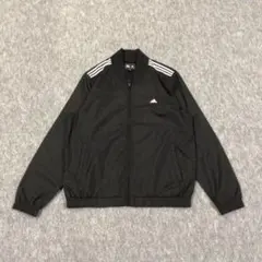 adidas トラックジャケット ブラック ポリエステル ナイロン レディースM