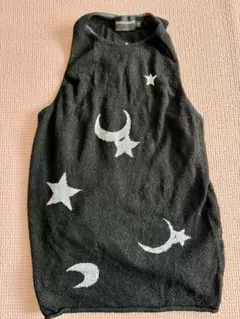 いちごさま専用　ジョルジオアルマーニ 星と月の刺繍タンクトップのサムネイル