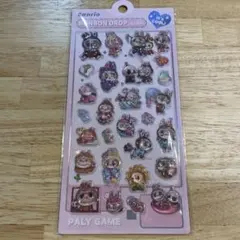 ラブブ風　硬いボンボンドロップシール