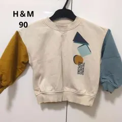 H＆M　エイチアンドエム　男の子　トップス　90　長袖　トレーナー