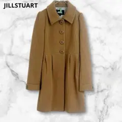 ジルスチュアート　ウールコート　ブラウン　S 秋冬　シンプル　アウター　小さめ