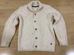 BeBe ケーブルニット カーディガン 130cm