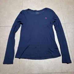 Polo Ralph Lauren ロンt 長袖tシャツ　レディース　紺