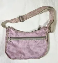 LeSportsac ショルダーバッグ　ピンク　ドット
