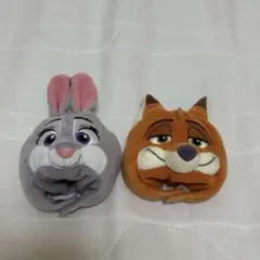 ズートピア ニックワイルド ジュディポップスファンキャップ キーホルダーセット