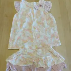 sense of wonder花柄トップス、ブルマセット