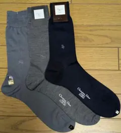 Christian Dior、Burberry ソックス 3点セット