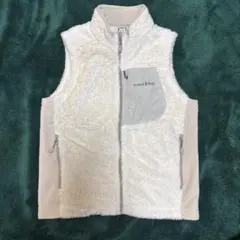 mont-bell フリースベスト ホワイト