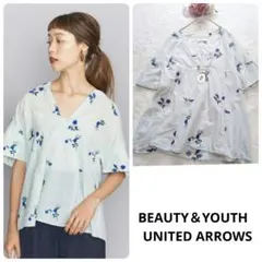 BEAUTY&YOUTH UNITED ARROWS　コットンフラワーチュニック