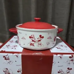 ディズニー ミッキー＆ミニー ポタリーココット 780ml