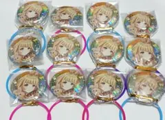 GIGO限定　学マス　オーロラ箔押し缶バッジ　藤田ことね　12点セット