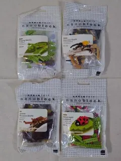 未開封 ナノブロック nanoblock まとめて ブロック玩具 昆虫