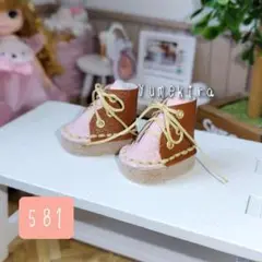 ショートブーツ No.581 ピンク イーマリー ブライス リカちゃん 靴