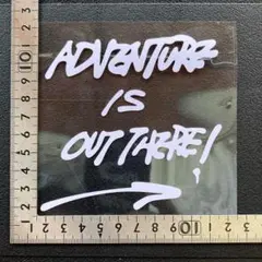 ADVENTURE IS OUT THERE AIOT カッティング ステッカーのサムネイル