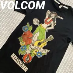 VOLCOM HAWAII フラガール　ハワイ　 Tシャツ ブラックのサムネイル