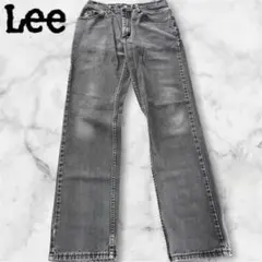 Lee リー Regular Fit ブラックデニムパンツ 30×34 グレー