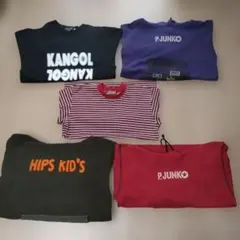 KANGOL/P.JUNKO/HIPS KID'S Tシャツトレーナーセット