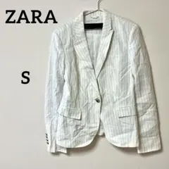 ZARA BASIC ストライプ テーラードジャケット