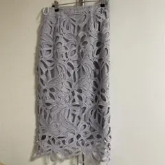 フェリーシェル⭐︎リボン柄レーススカート