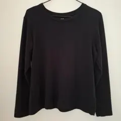 UNIQLO ブラック 長袖Tシャツ L