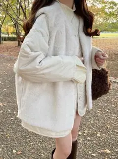 GRL ファーベストXキルティングジャケットセット[fo1618]