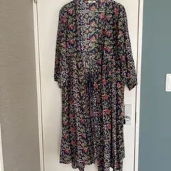 美品　チャイハネ　アミナ　カシュクールワンピ　花柄　マライカ　チチカカ