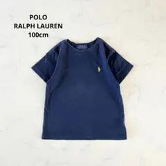 【美品】100cm POLO RALPH LAUREN 無地 Tシャツ ラルフ