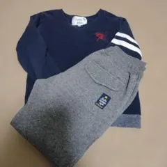 グレー スウェット　トレーナーセット