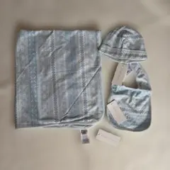 ラルフローレン ベビー帽子　おくるみ　スタイ　セット