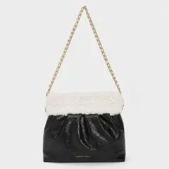 CHARLES & KEITH Duo ドゥオ チェーンハンドルショルダーバッグ