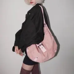 ピンク ショルダーバッグ カバン