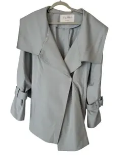 ジル　バイ　ジルスチュアート　スプリングコート　オフホワイト　ハーフ　M 春