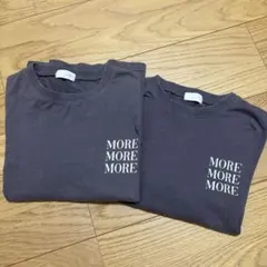 MOREプリント長袖カットソー 130・120