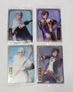 刀ミュ 刀剣乱舞 ウエハース メタリックプラカード 長義 長谷部 巴形 明石