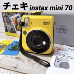 FUJIFILM チェキ instax mini 70 イエロー