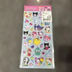 ラメ入り樹脂もりシール サンリオキャラクターズ キティ マイメロ クロミ
