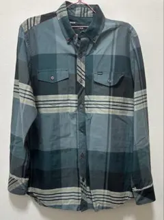 美品 Hurley ハーレー チェックシャツ ボタンダウン M グリーンのサムネイル