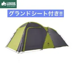 美品1回使用 ロゴスXL 2ルームテント＋マット＋グランドシート LOGOS ロゴス テント マット シート 3点セット プレミアム PANEL