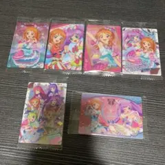 アイカツ×プリパラ ウエハース カード あかり 6枚セット SP,V,C