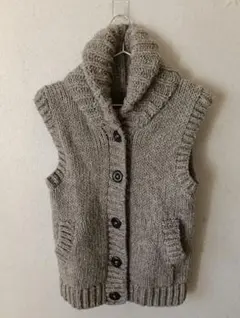 【美品】アーバンリサーチ　ドアーズ　グレー ニットベスト